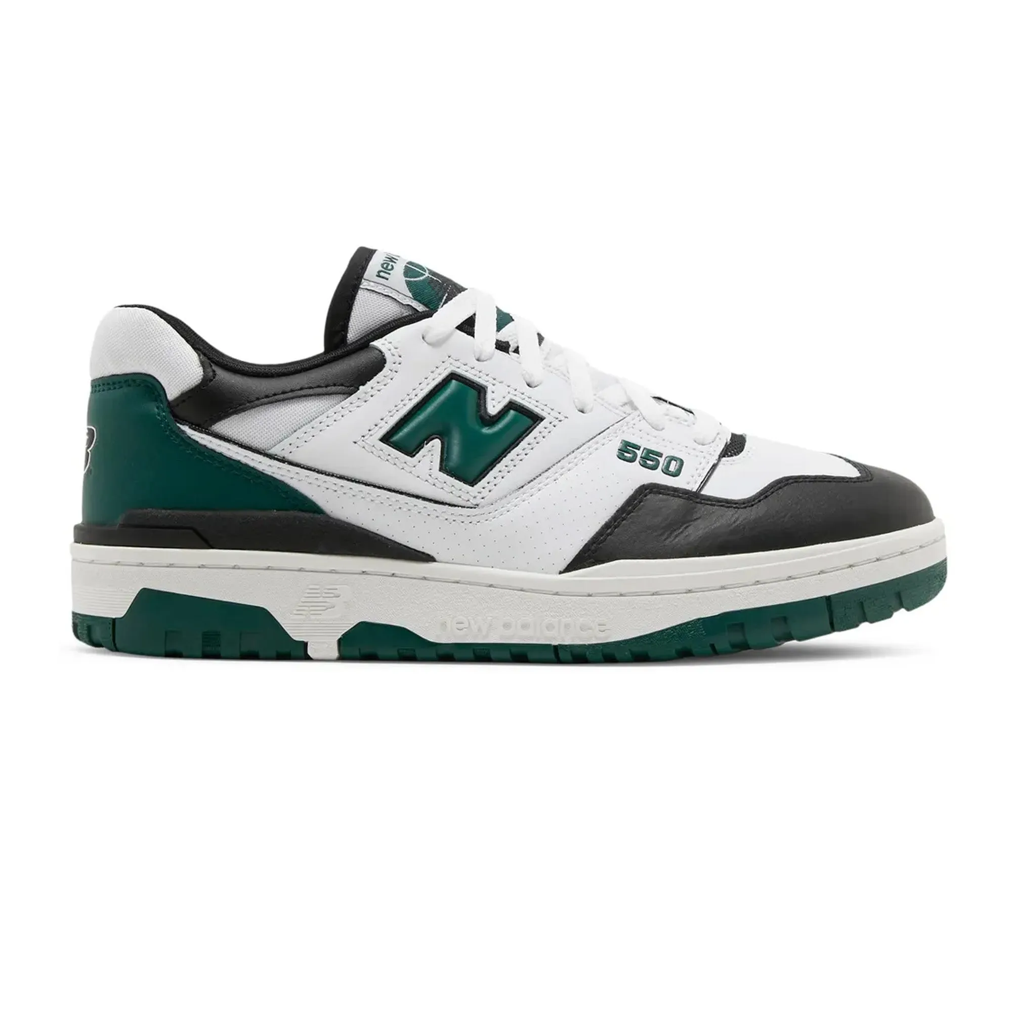 New Balance 550 'White Green Black' (2021) Stylish Appearance Pace Maker