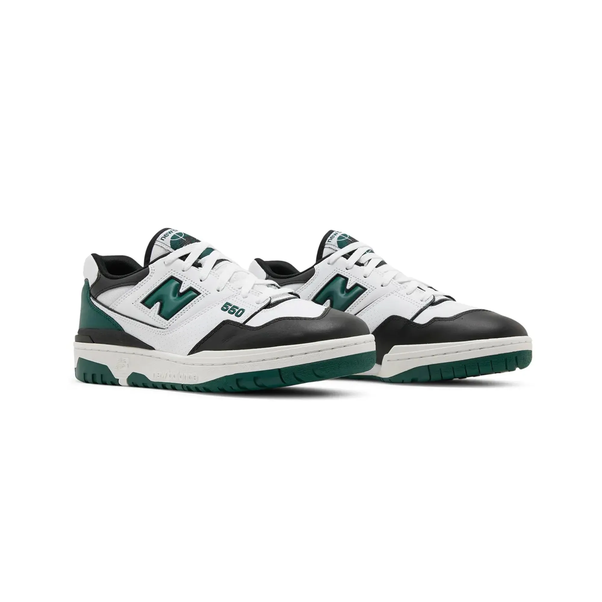 New Balance 550 'White Green Black' (2021) No Lace