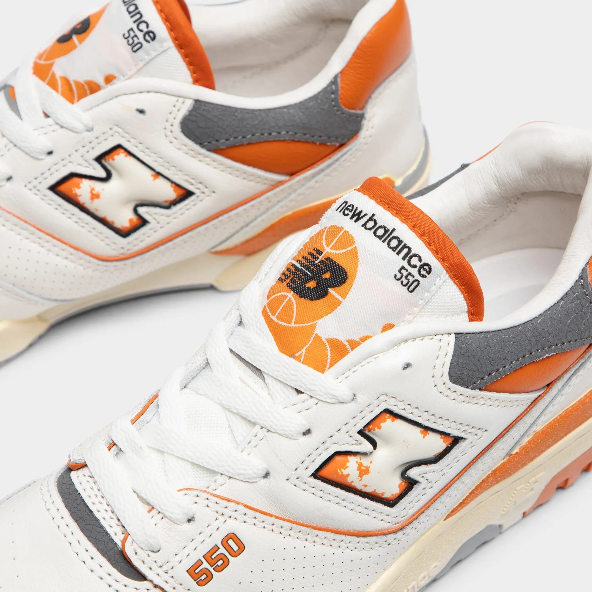 New Balance 550 White / Red - Grey Ready Wear