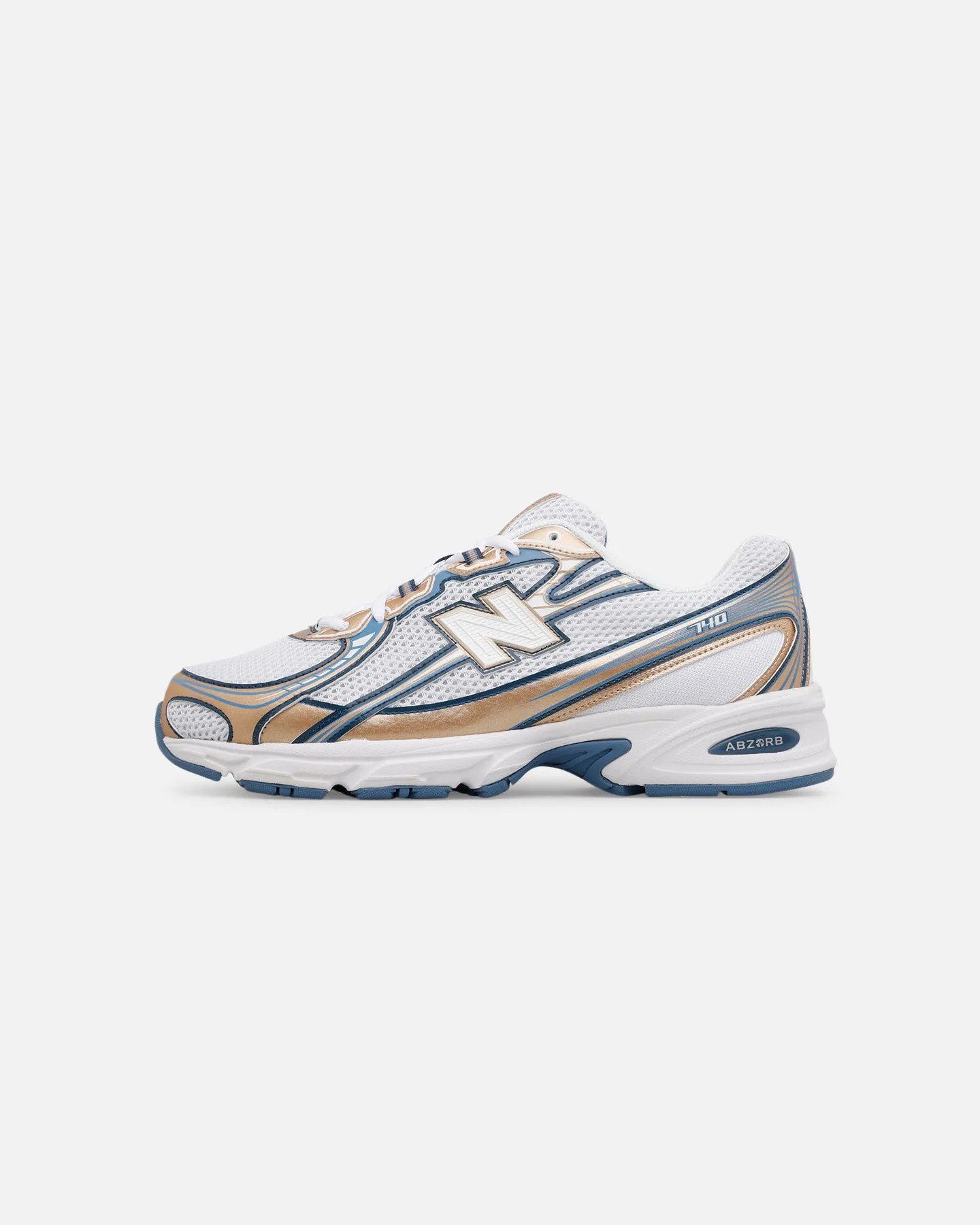 New Balance 740 Blue/Gold Wide fit Swift Glide