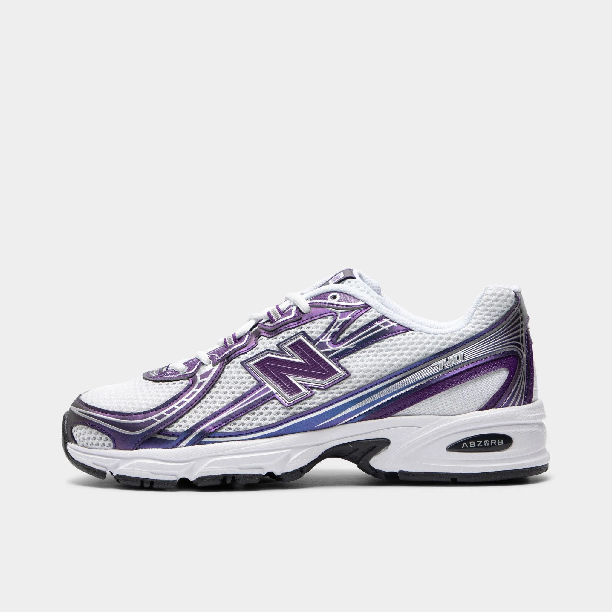 New Balance 740 White / Concord Grape Road Long