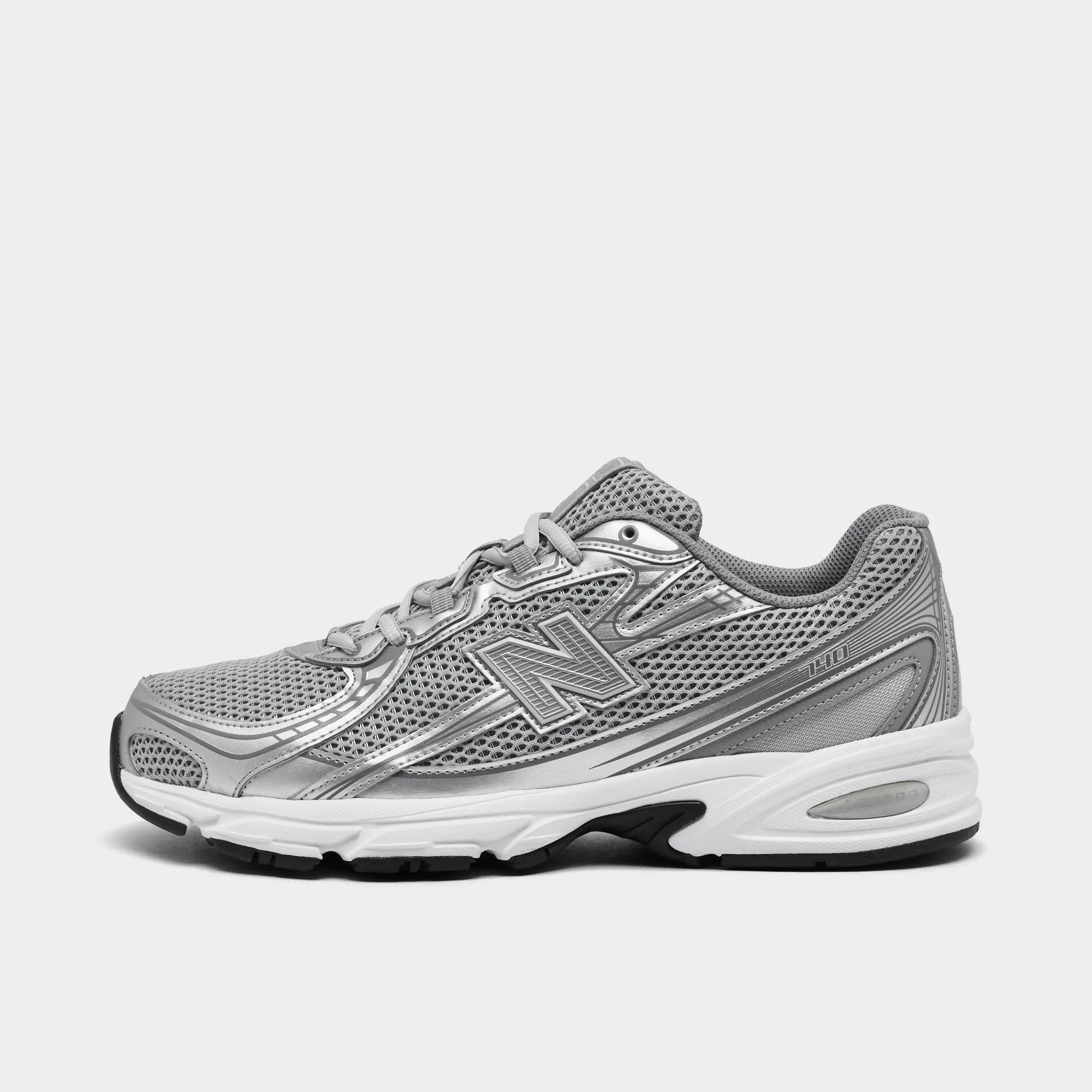 New Balance 740 White / Silver evening run Balance Core