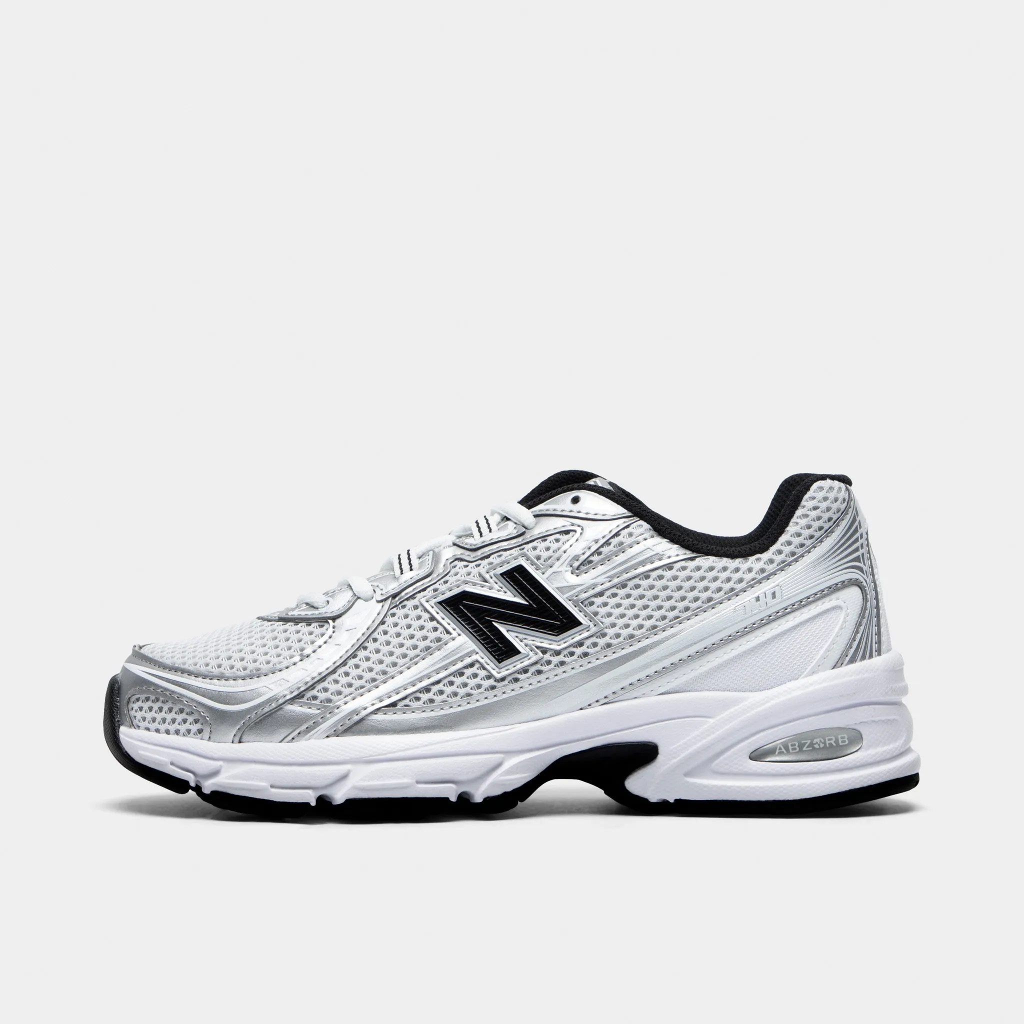 New Balance 740 White / Silver Metallic Party Glow