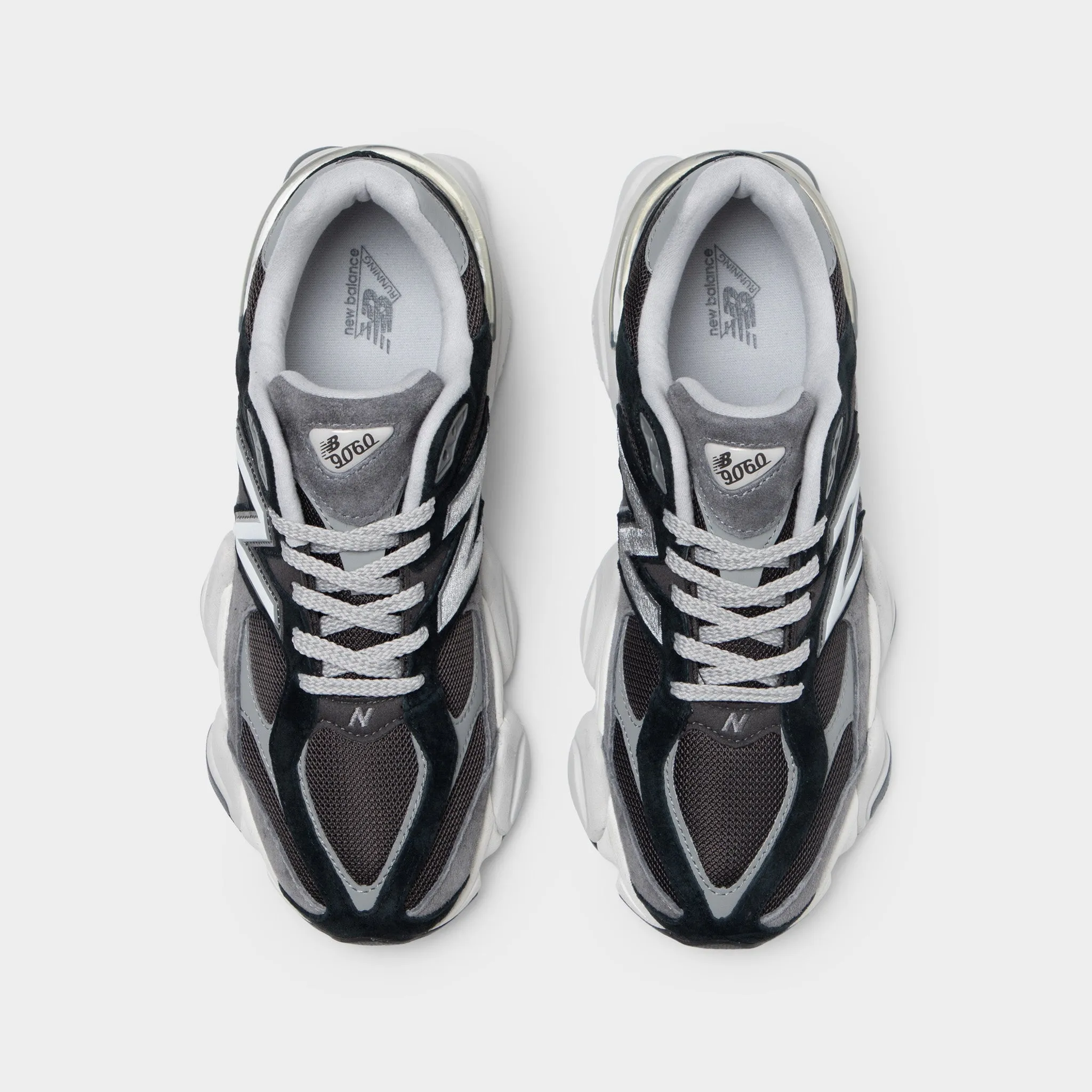 New Balance 9060 Black / Grey Partner Pace Pure Steps