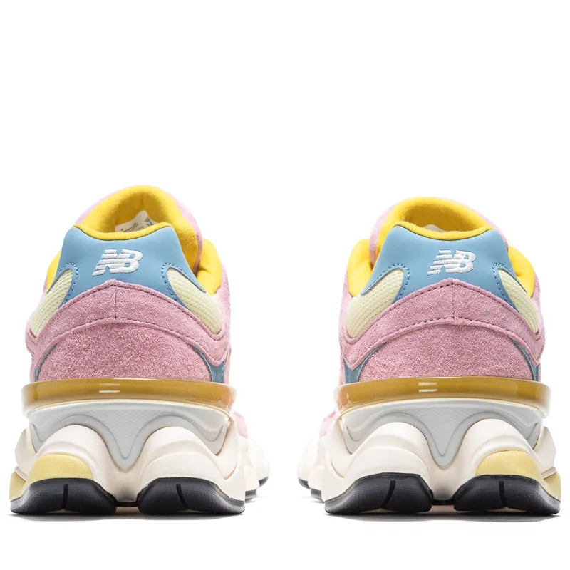 New Balance 9060 - Pink Taffy/Calcium Slip Resistant Tread Pattern Lateral Stabilizer