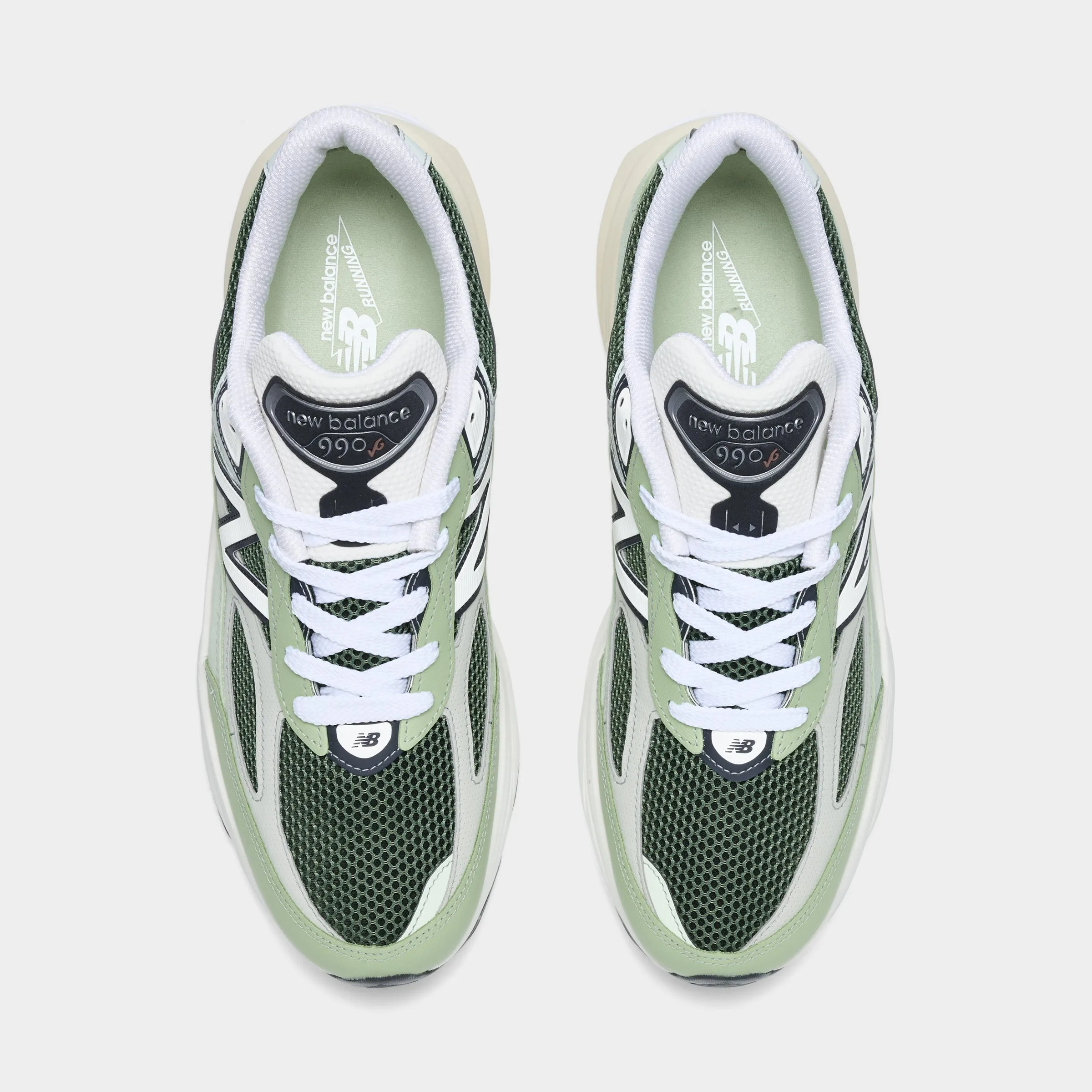 New Balance 990v6 MADE in USA Avocado / Natural Mint Low Arch