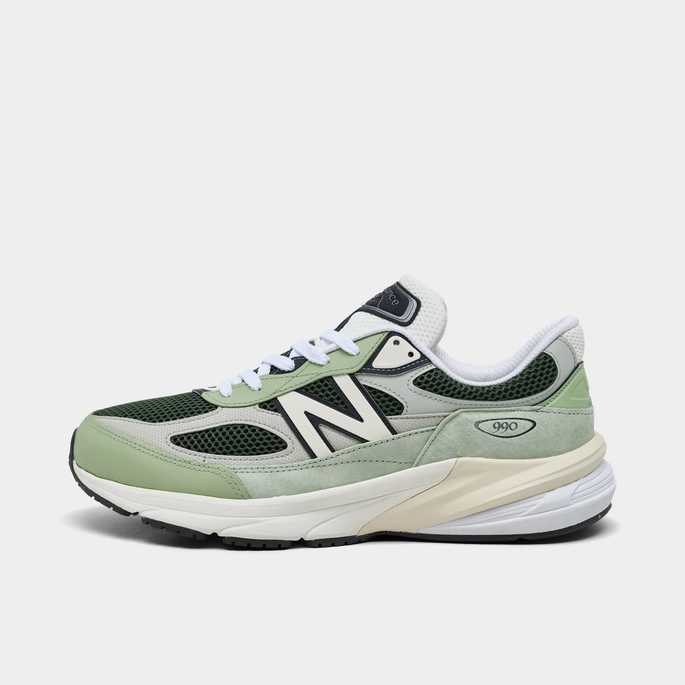 New Balance 990v6 MADE in USA Avocado / Natural Mint Slip Safe