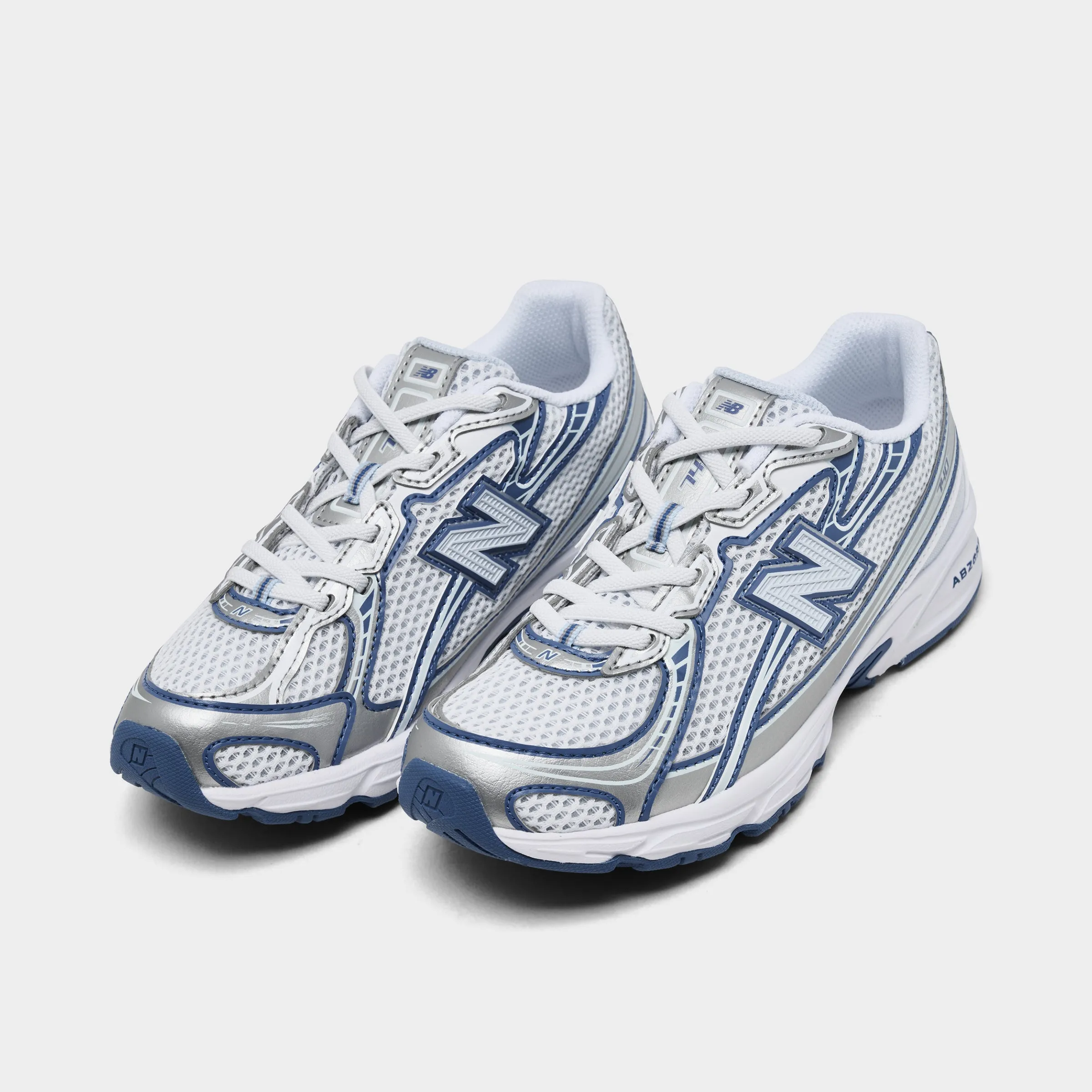 New Balance Children's 740 White / Blue Comfortable Design