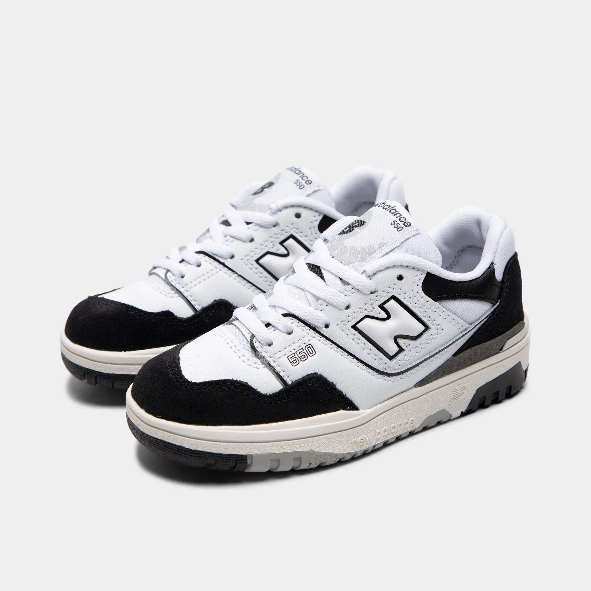 New Balance Childrens' PSB550CA White / Black All Day Rock Path