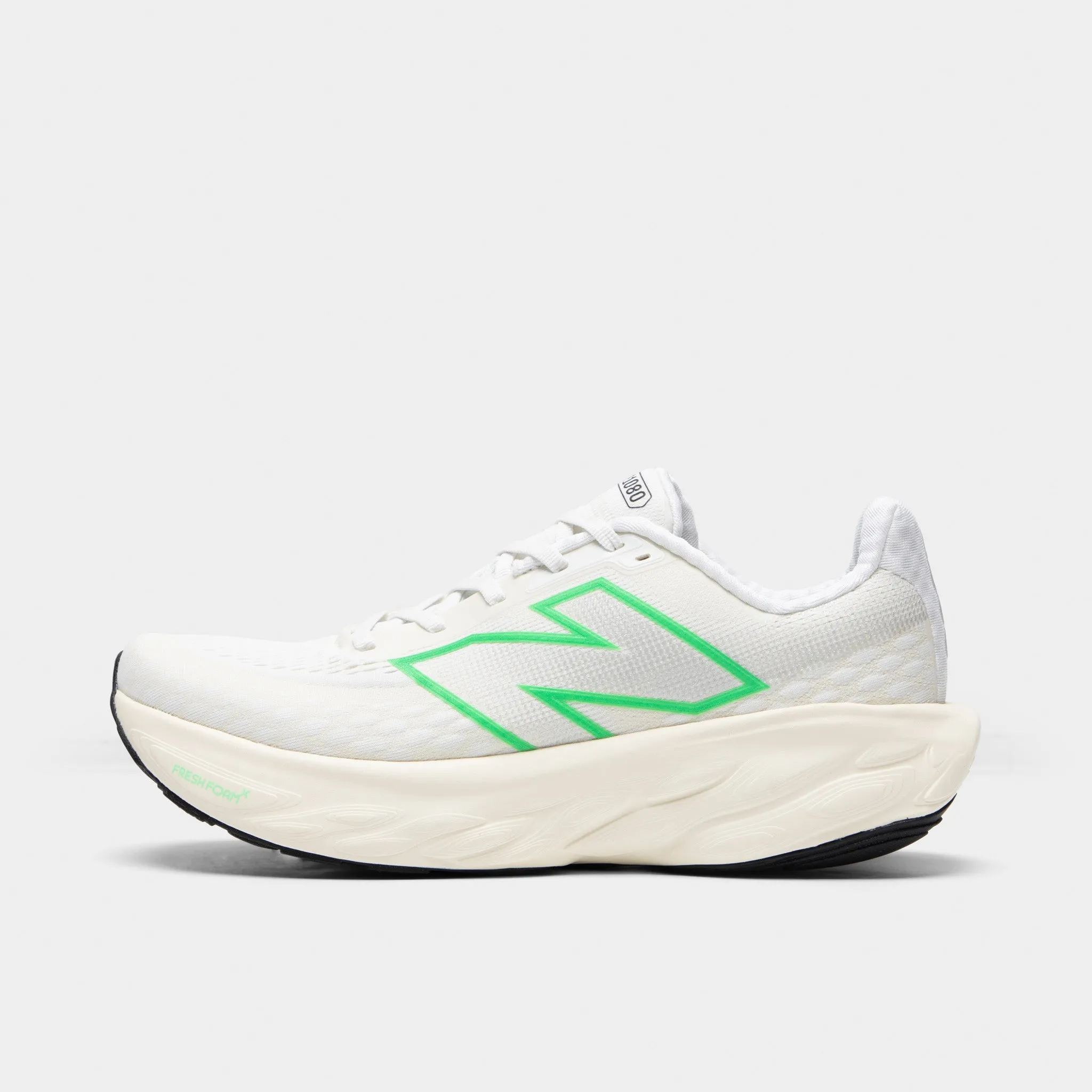 New Balance Fresh Foam 1080v14 White / Lime Leaf Ergonomic Design