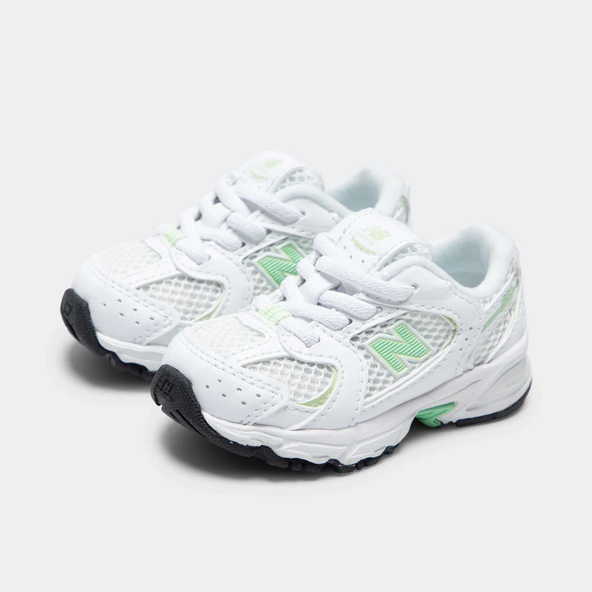 New Balance Infants' 530 White / Green Movement Ease Lightweight Upper