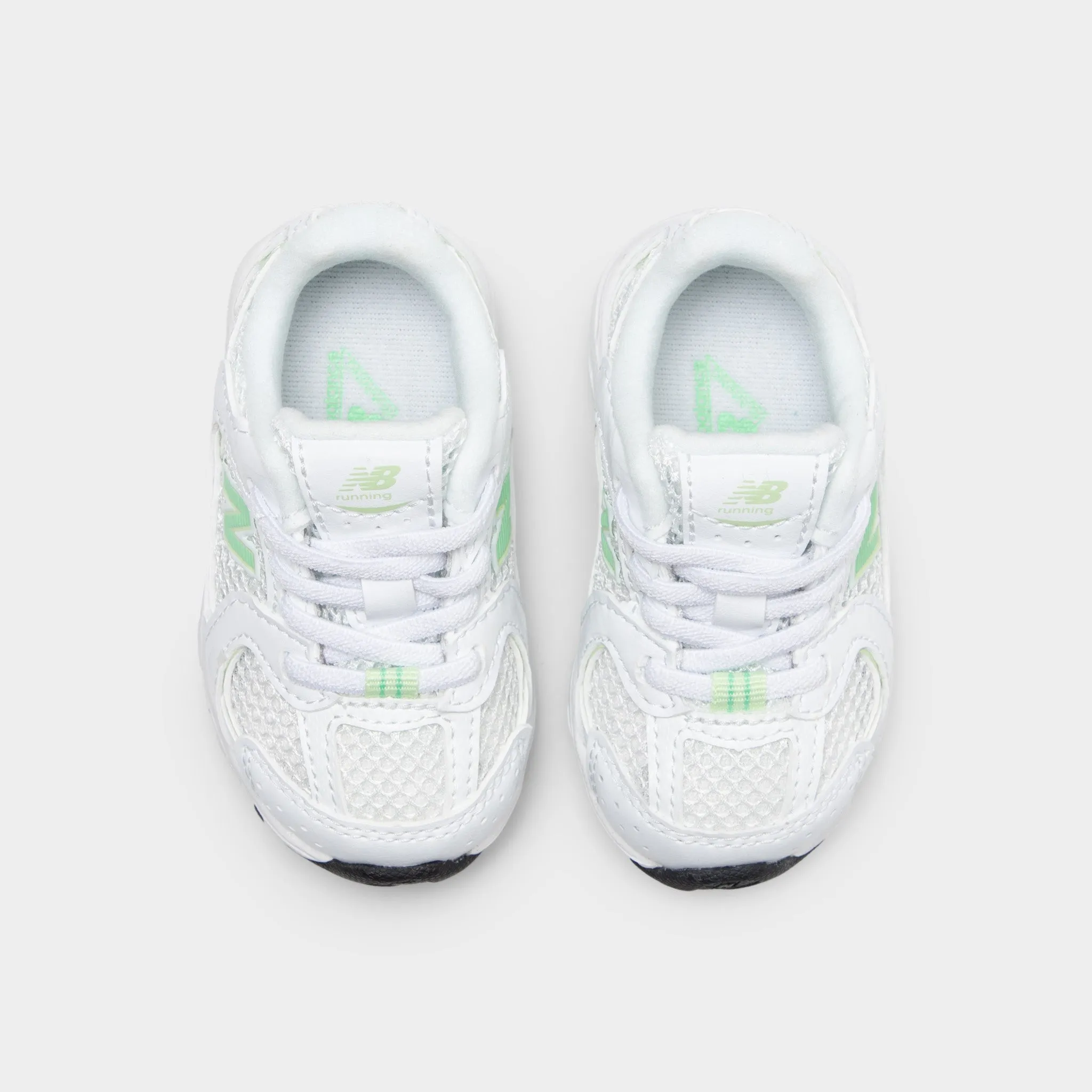 Silver Glow New Balance Infants' 530 White / Green
