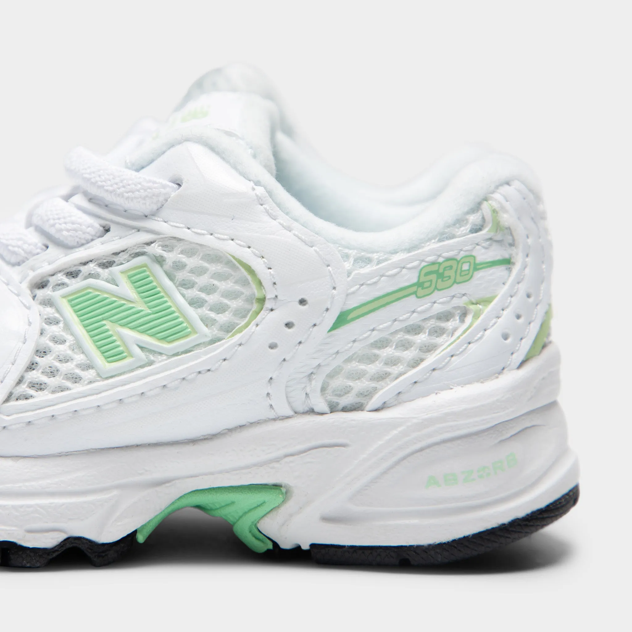 Trendy Wear All Occasion New Balance Infants' 530 White / Green