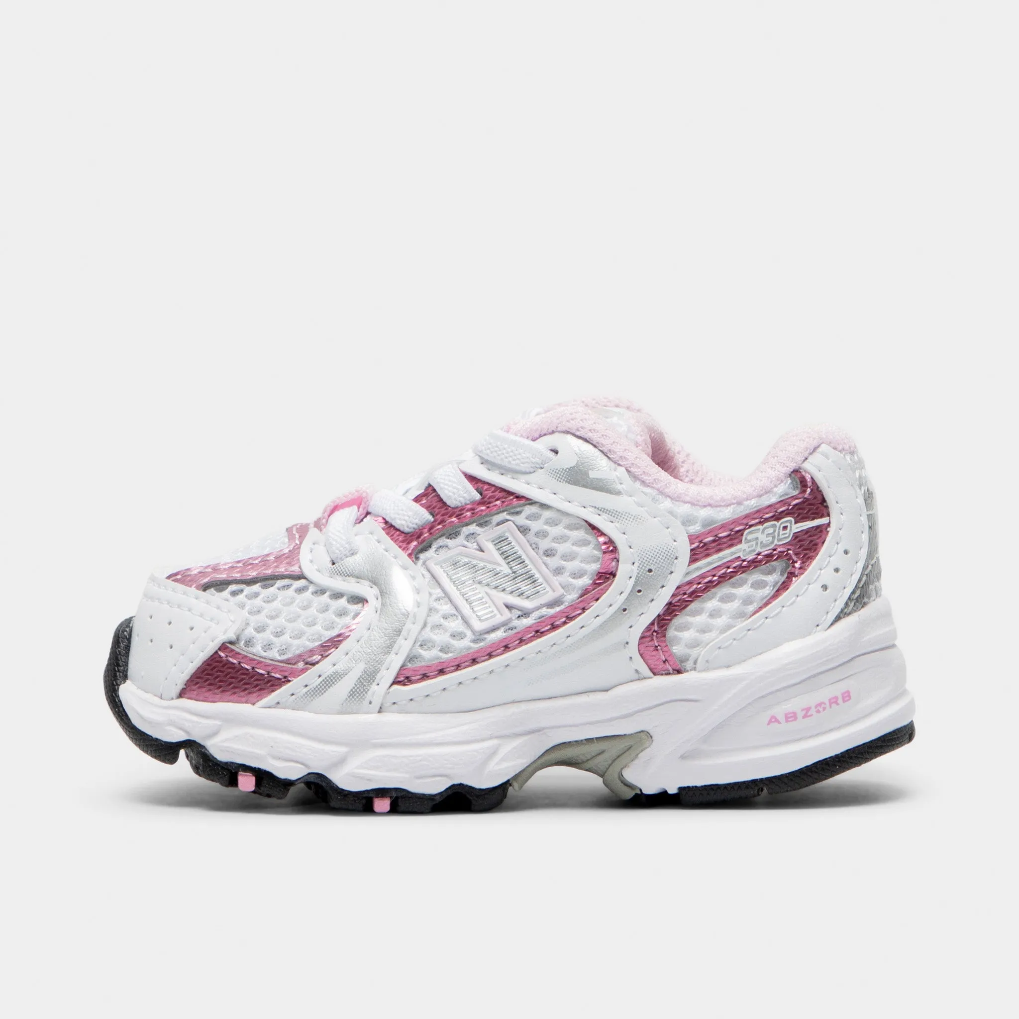 evening run New Balance Infants' 530 White / Pink Sugar