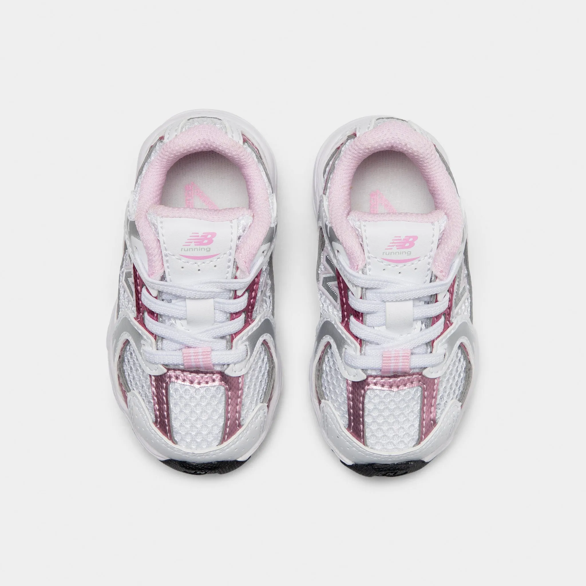 New Balance Infants' 530 White / Pink Sugar Ventilated