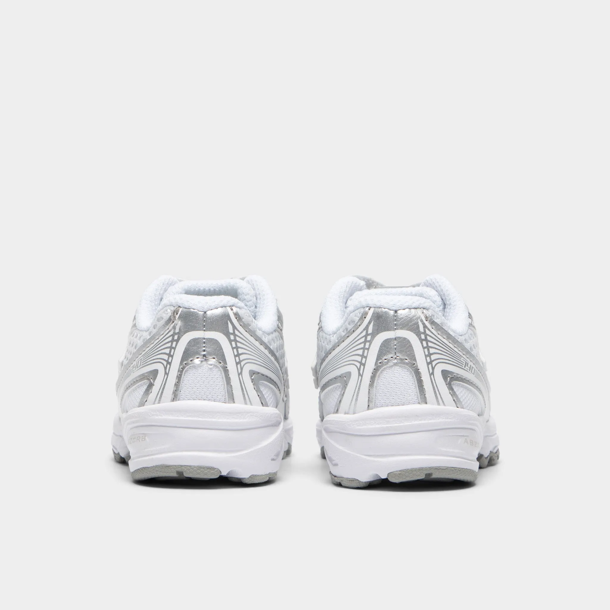 play time New Balance Infants' 740 White / Silver Metallic