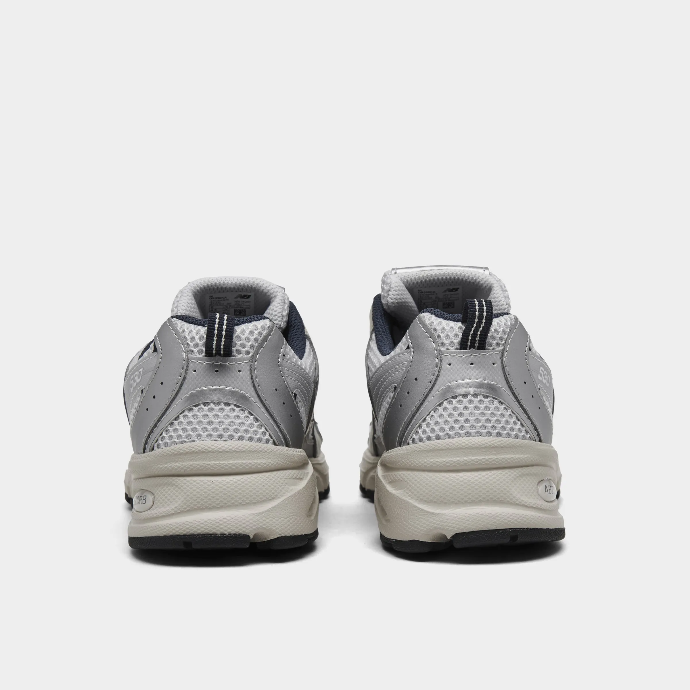 Pure Steps clean look New Balance Juniors' 530 Summer Fog / Nimbus Cloud - NB Navy