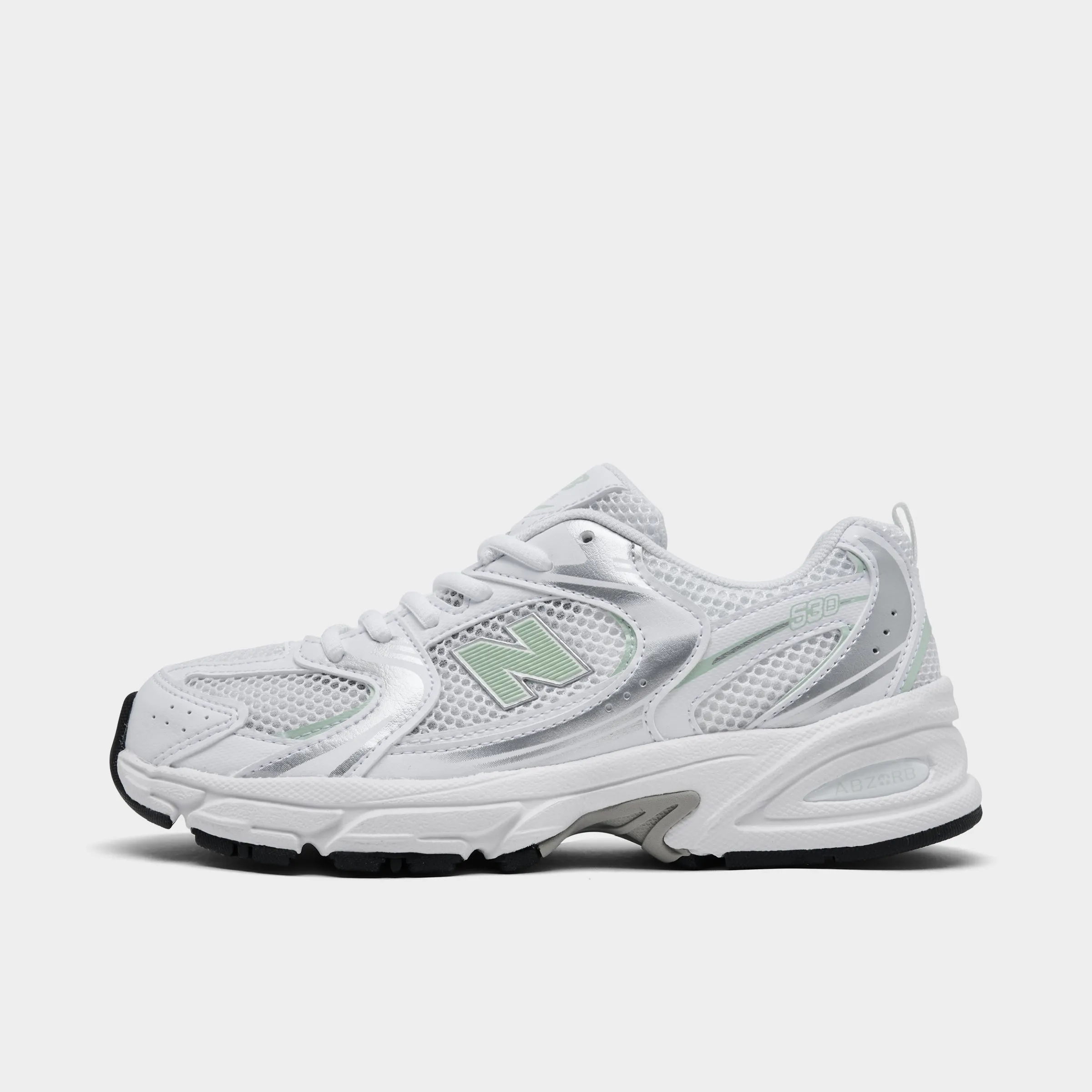 Retro Mood New Balance Juniors' 530 White / Silver