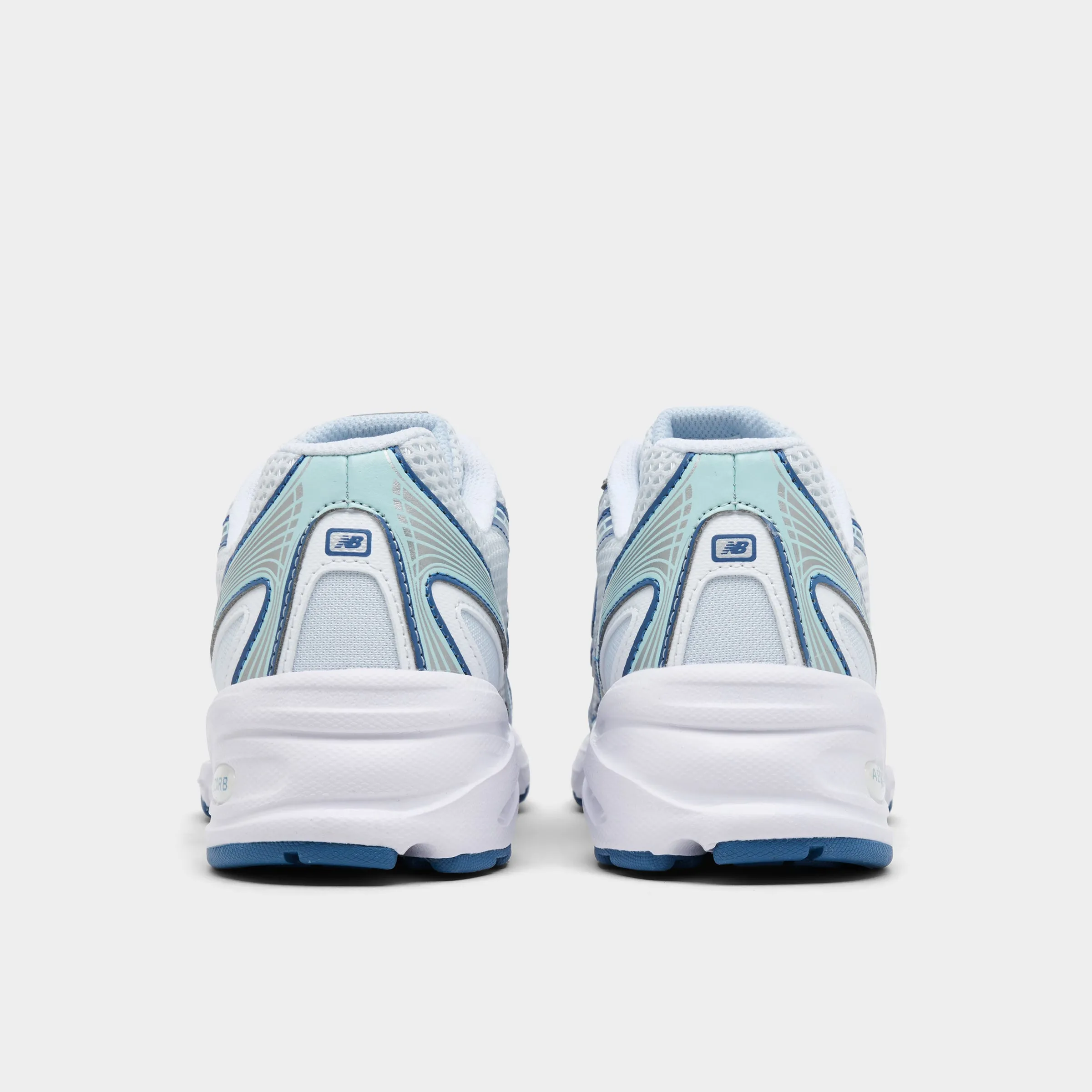New Balance Juniors' 740 White / Blue Airport Style