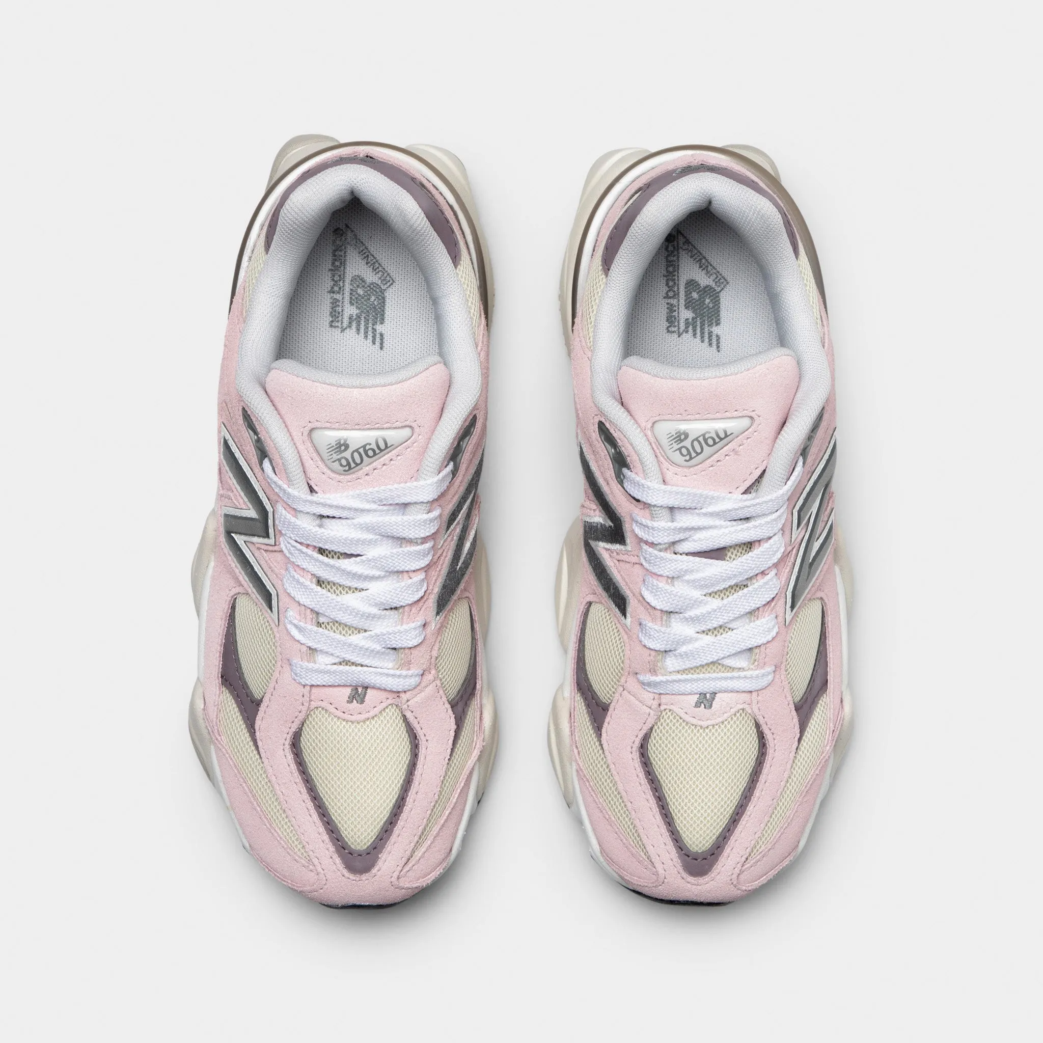 Lace Up Style New Balance Juniors' 9060 Rose Sugar / Ice Wine