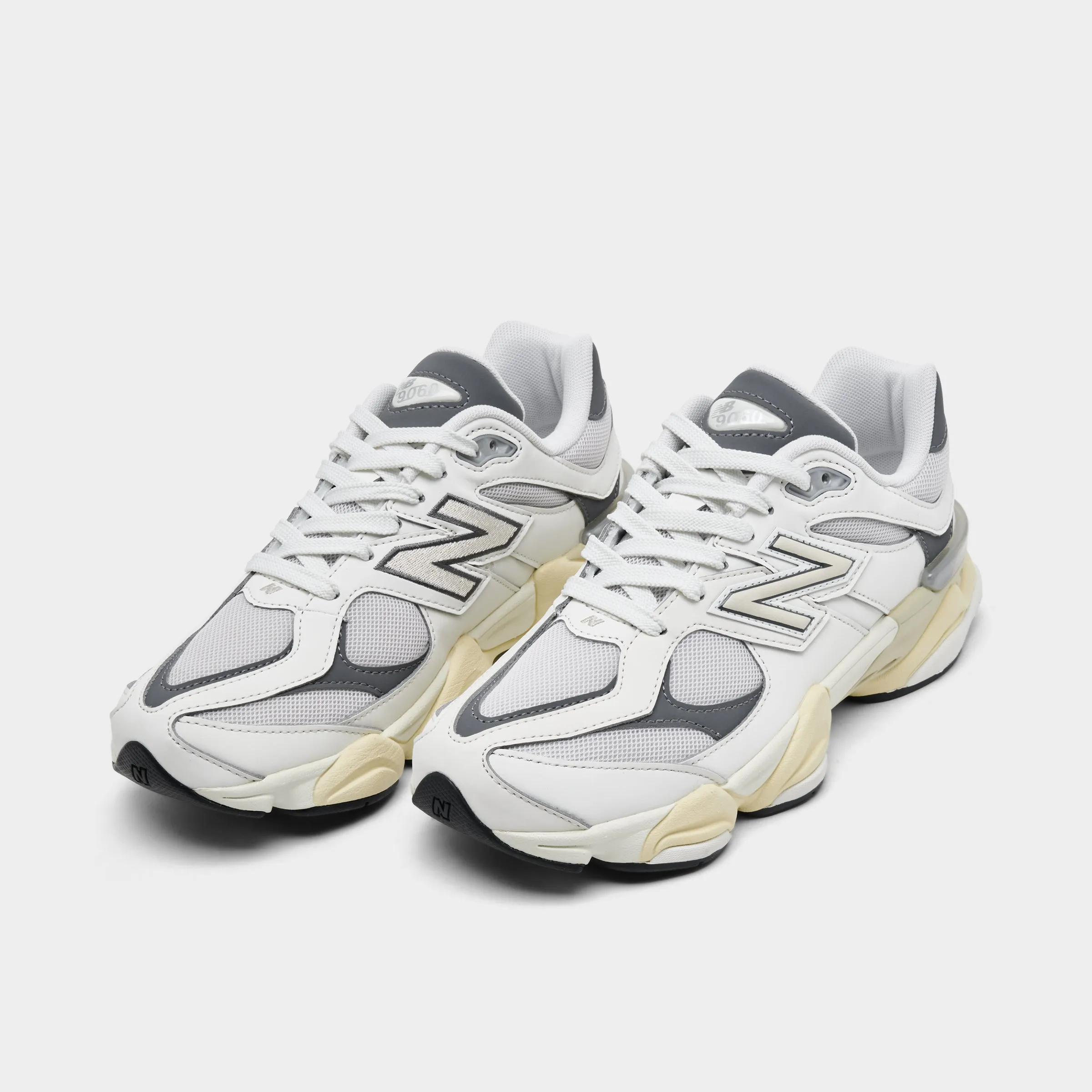 New Balance Juniors' 9060 Sea Salt / Castlerock Arch support