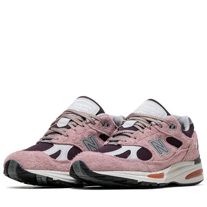 New Balance Made In UK 991v2 'Grape Sorbet' - Deauville Mauve/Fig Multi directional traction
