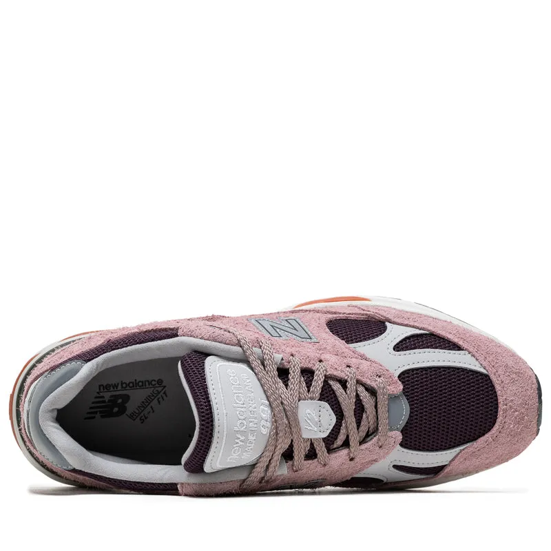 MoistureWicking New Balance Made In UK 991v2 'Grape Sorbet' - Deauville Mauve/Fig
