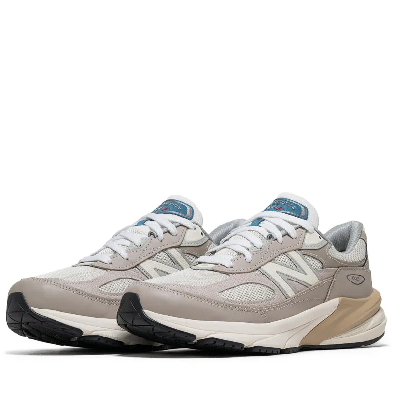 New Balance Made in USA 990v6 - Light Mushroom/Moonrock Hyper Elastic Polymer Impact Dispersing Geometries