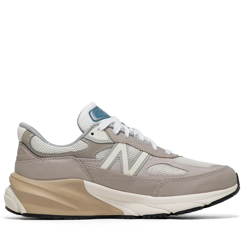 Shock Diffusing Midsole Run Style New Balance Made in USA 990v6 - Light Mushroom/Moonrock