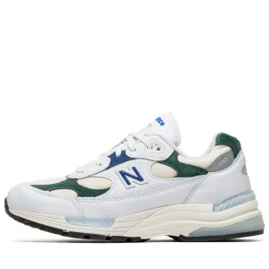 zipper New Balance Made In USA 992 - White/Marsh Green