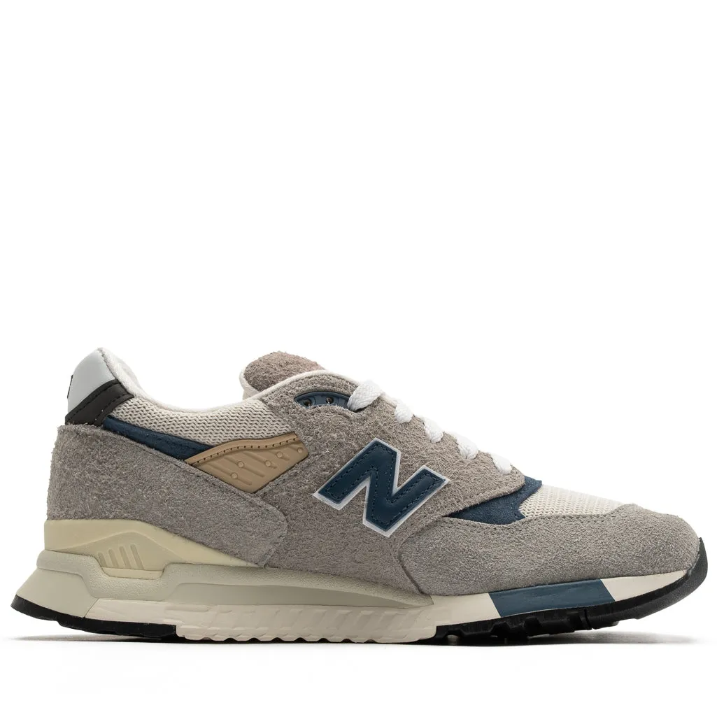 Step Smooth Light Structure New Balance Made in USA 998 - Grey/Navy