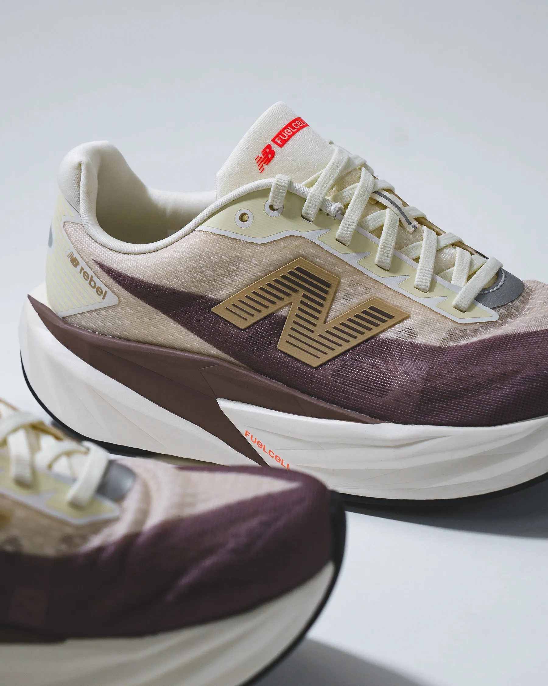 New Balance Men FuelCell Rebel v5 Angora Earth Shadow MFCXLY5 Gift Idea wellness - commitment
