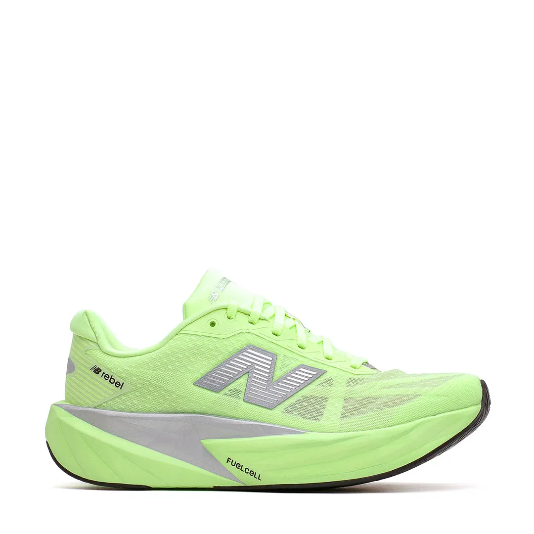 track - running high - arch - feature shoes New Balance Men FuelCell Rebel v5 Mint Flash MFCXLZ5