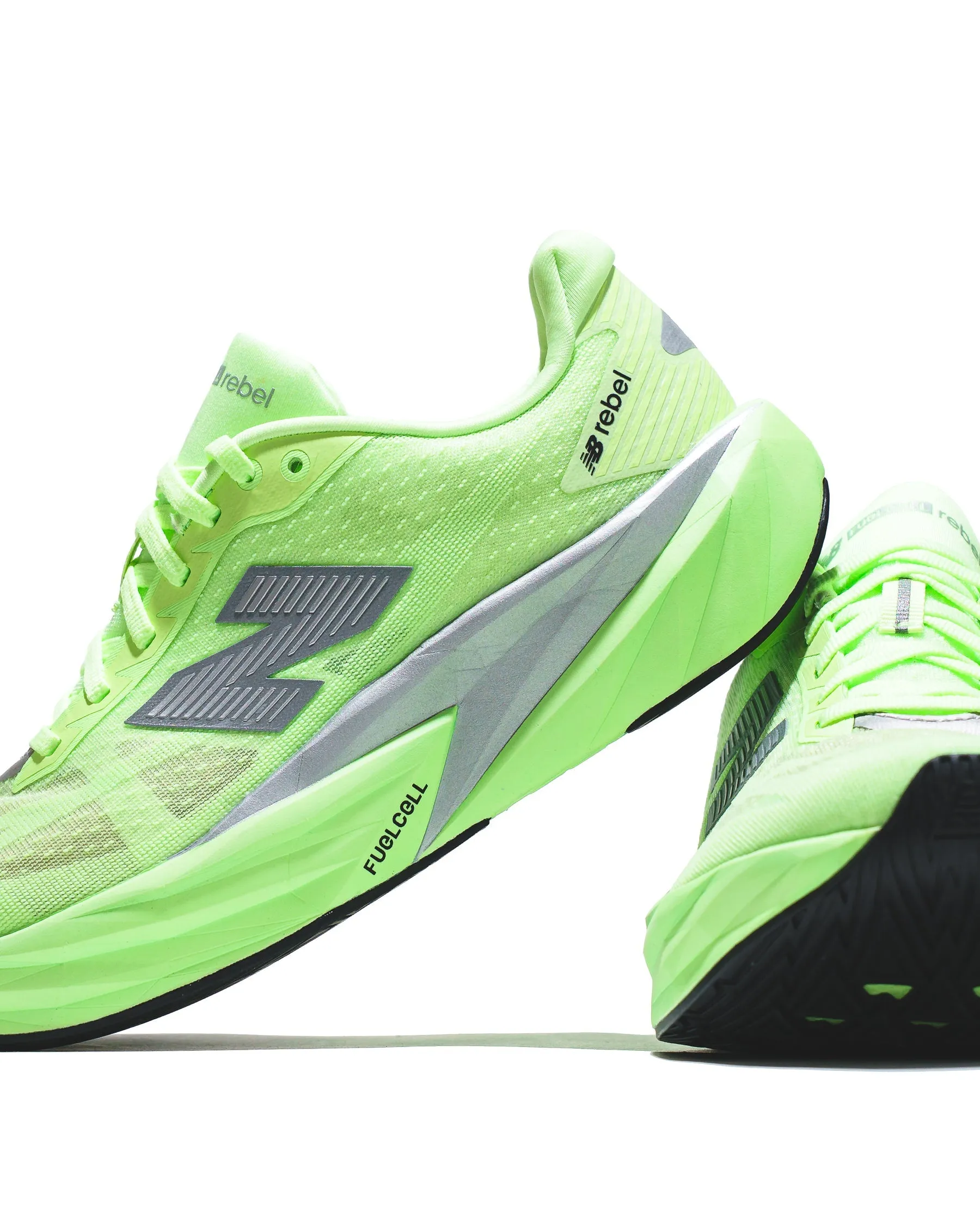 New Balance Men FuelCell Rebel v5 Mint Flash MFCXLZ5 Shock Absorbing Plates outdoor sole