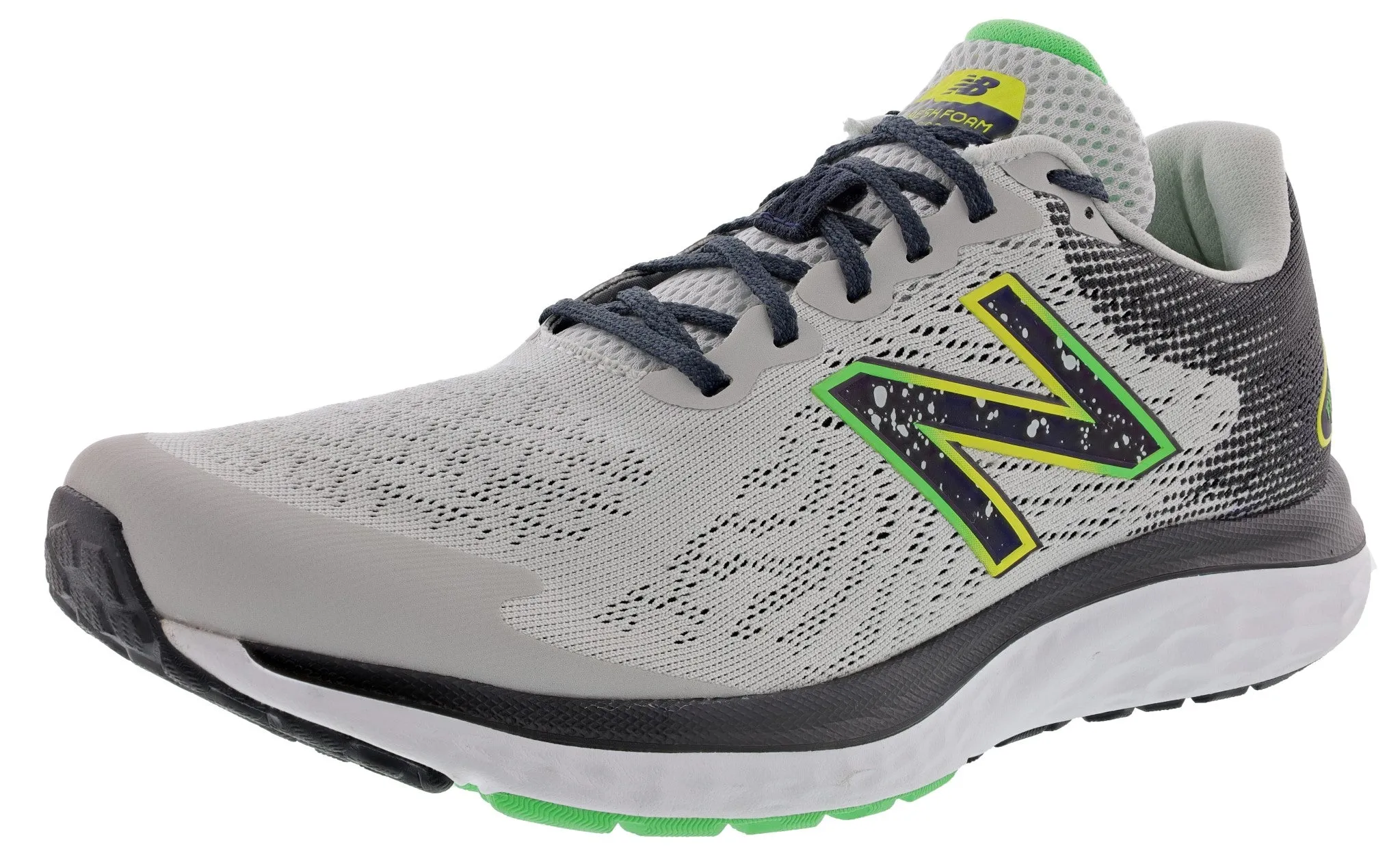 New Balance Men's 680 v7 4E Lightweight Cushioning Running Shoes running in a group shoes