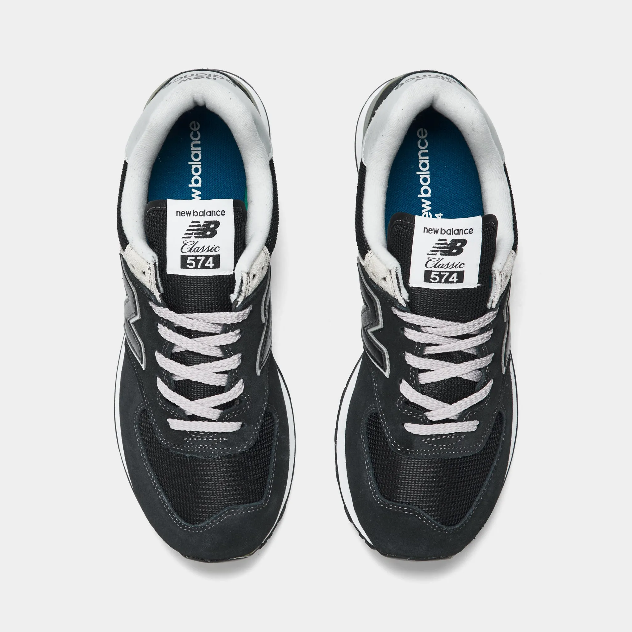 New Balance Women's WL574EVB Black / White All Around Motion Ease