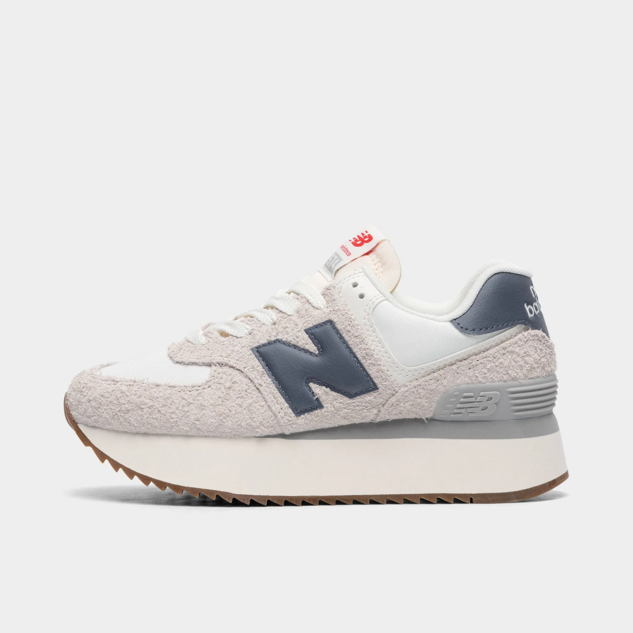 New Balance Women's WL574ZQA Moonbeam / Sea Salt Slip On Style