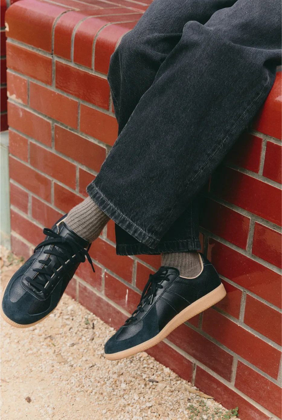 BW Army Lux 'Black' Sneakers Animal Print All-around ease