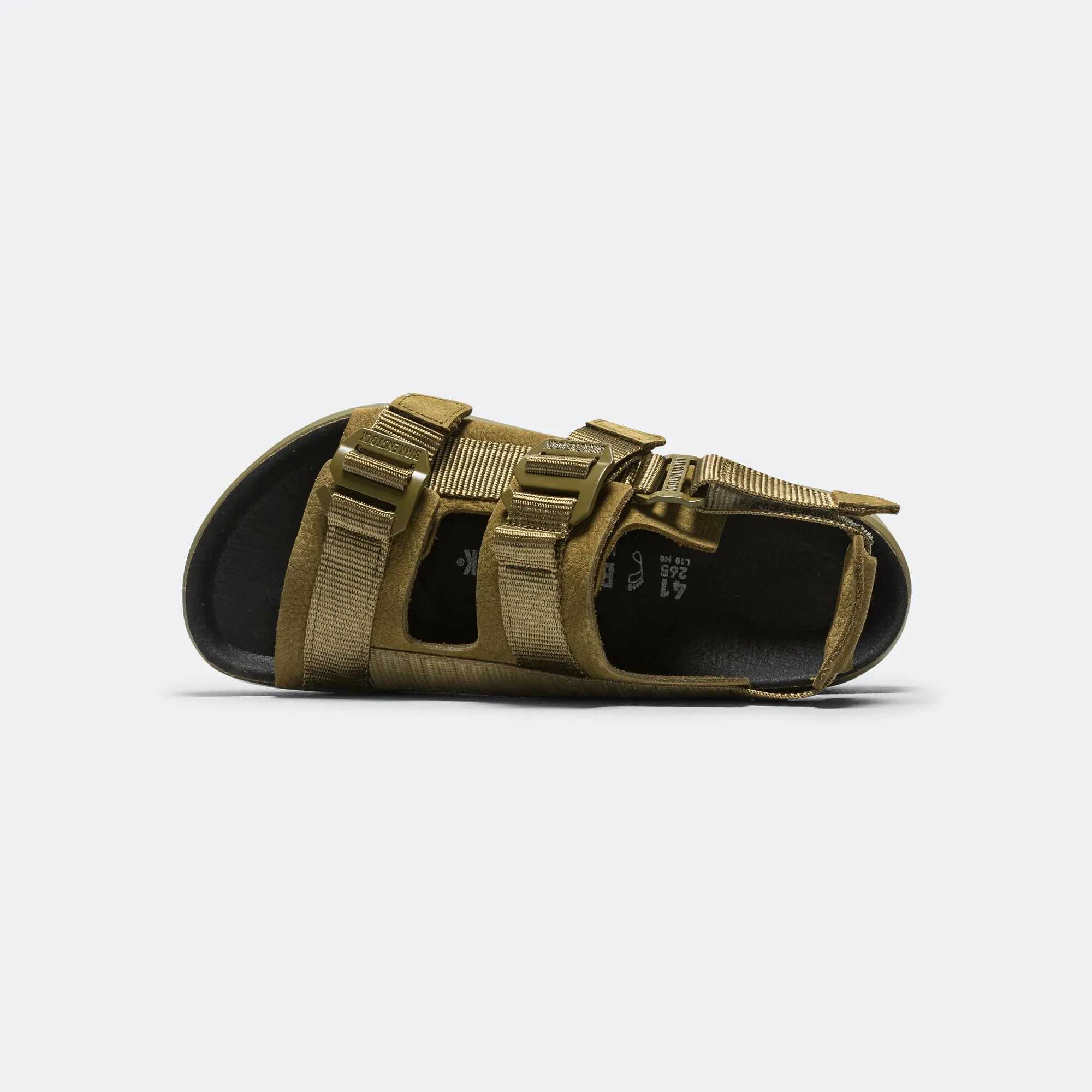 Beach Sandals for Men Shinjuku - Pine Green Natural Leather