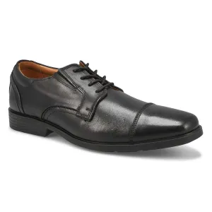 Clarks Clarkslite Cap Black Leather - 26168244 Padded Fit
