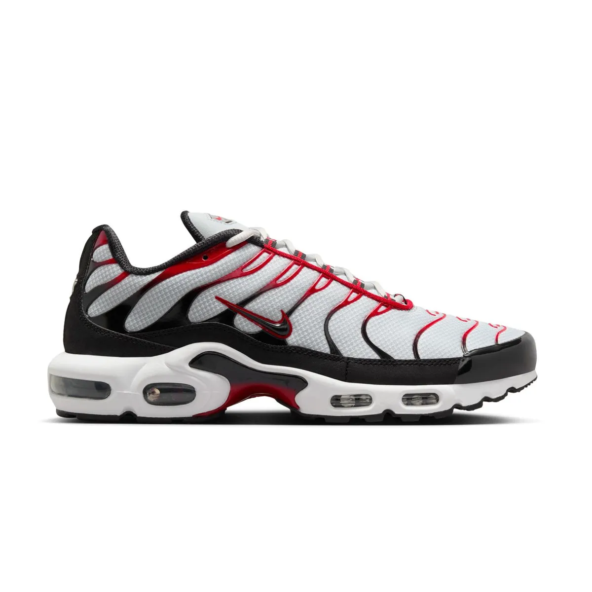 Comfortable fit Air Max Plus 'White Black University Red'