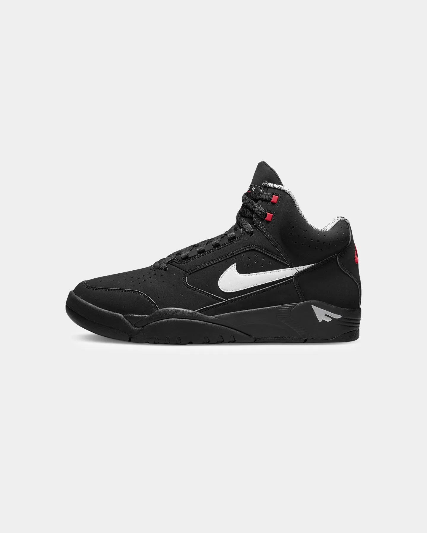 Molded Insole Shine Tone Nike Air Flight Lite Mid Black/White/Varsity Red