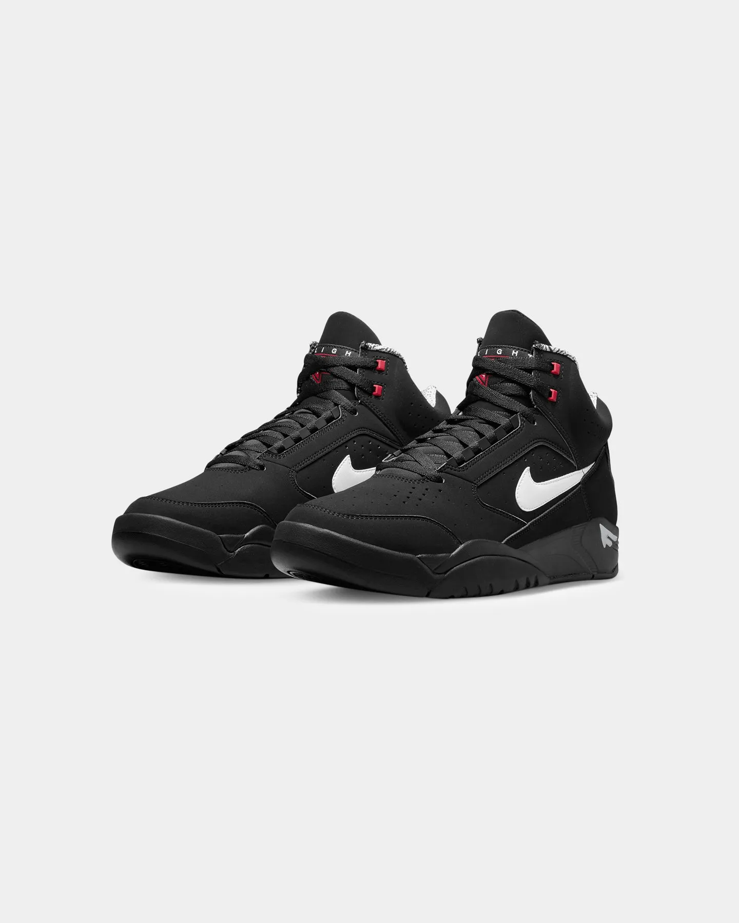 Nike Air Flight Lite Mid Black/White/Varsity Red Rain Safe Beach Fun