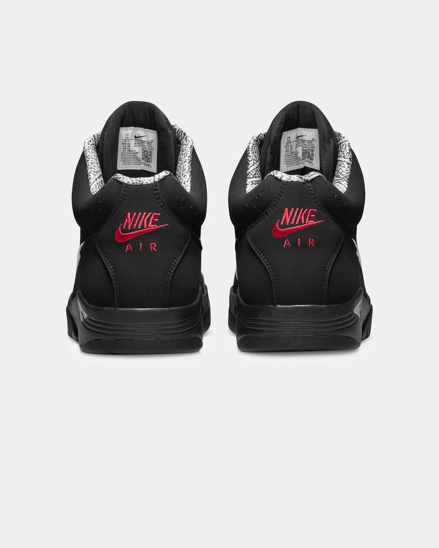Nike Air Flight Lite Mid Black/White/Varsity Red Pool Ready Low Top