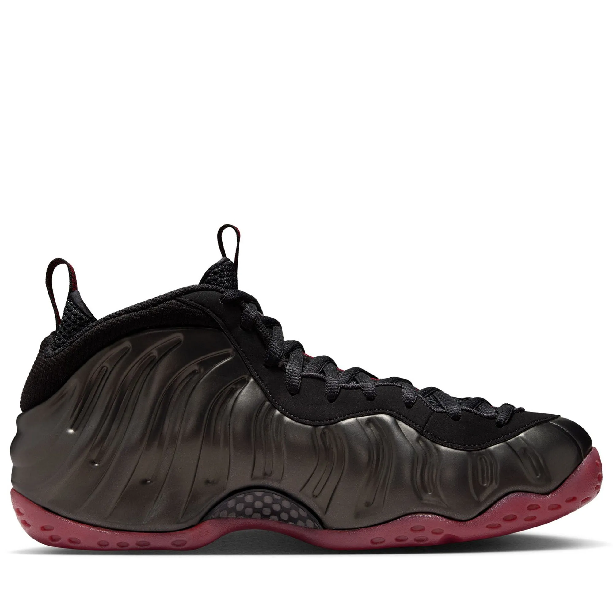 Nike Air Foamposite One 'Cough Drop' - Black/Varsity Red Iconic arch Busy Schedule