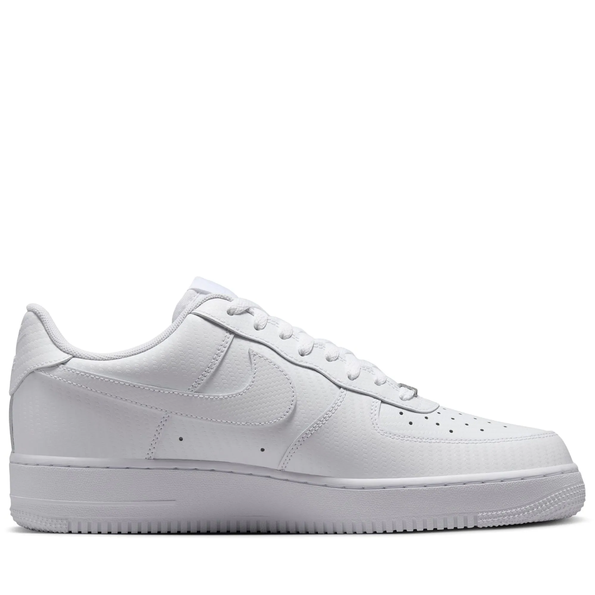 Energy Returning Foam Nike Air Force 1 '07 'Carbon Fiber' - White/White