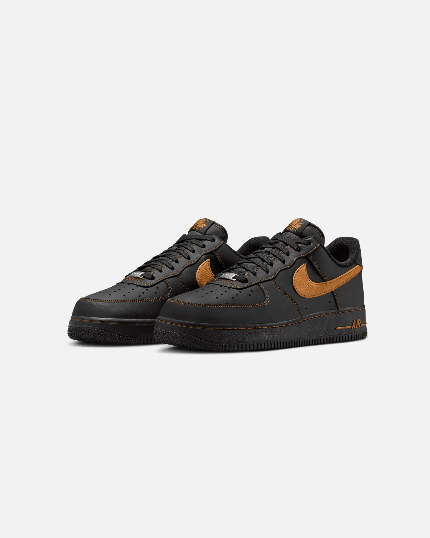Supportive Soft Neutral Nike Air Force 1 '07 LV8 Black/Orchre