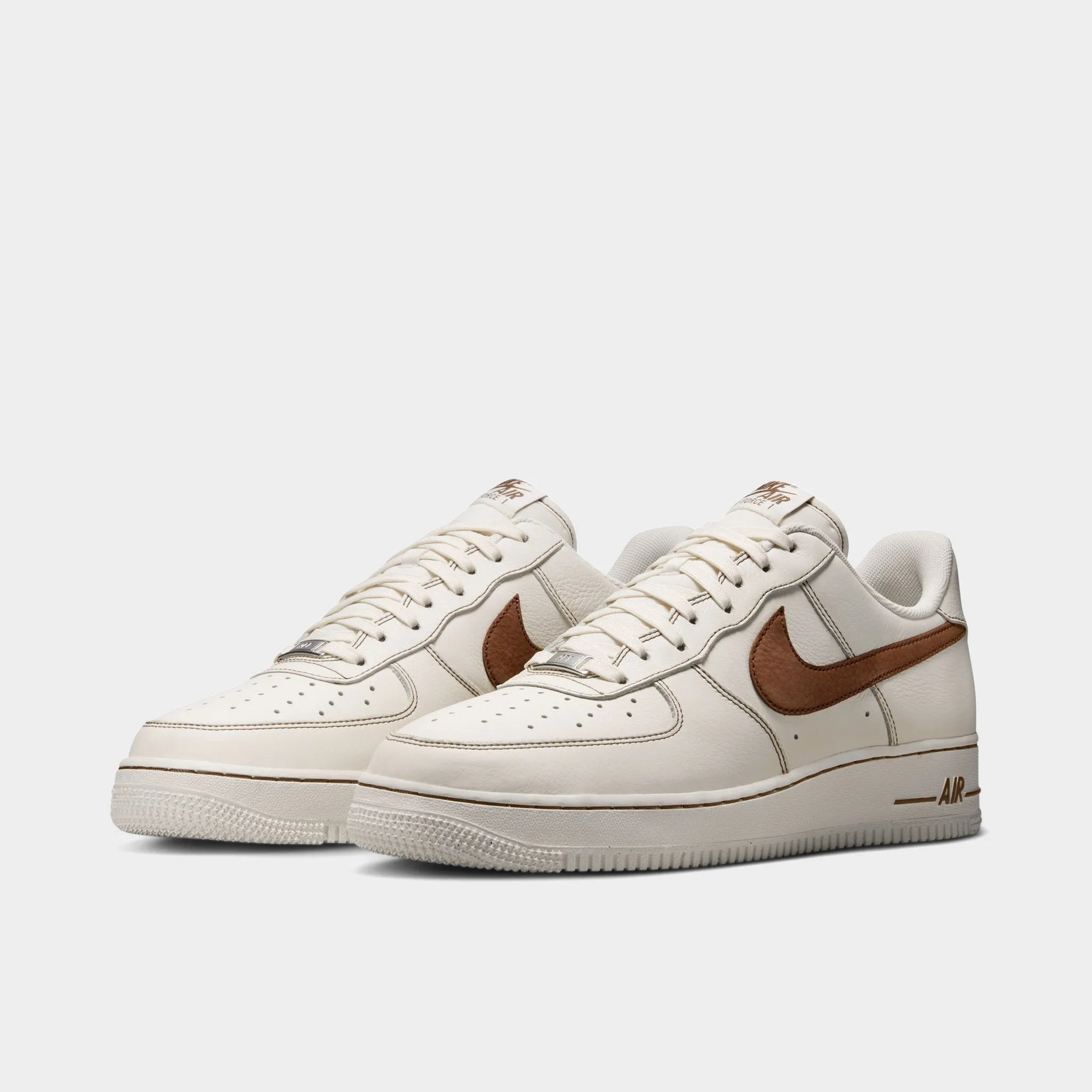 Nike Air Force 1 '07 LV8 Ivory / Saddle Brown Neutral Colors Lead Step
