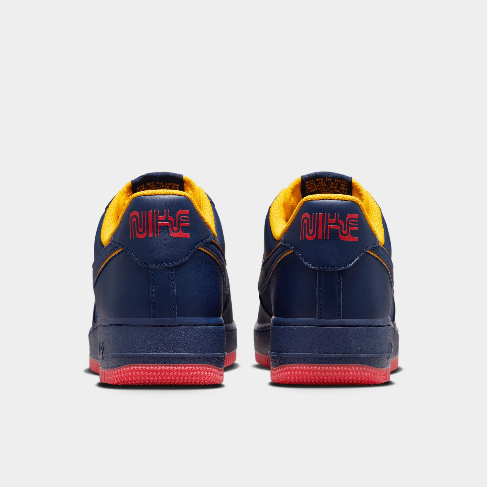 Nike Air Force 1 '07 LV8 Midnight Navy / Blue Void - Lt Crimson Range Step Long Stroll