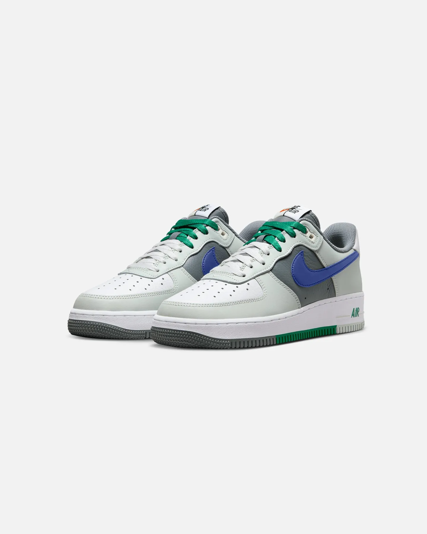Sky View Baby Soft Nike Air Force 1 '07 LV8 RMX "Split" Light Silver/Deep Royal Blue